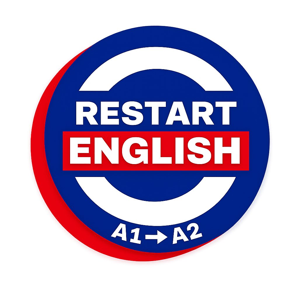 Restart English A1-A2 logo